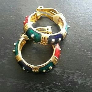 Vintage gold earrings